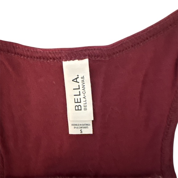 🤠Bella Canvas Burgundy Racerback Tank - “Blame it All on my Roots” - Size Small - Picture 2 of 7